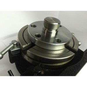 Adaptador de placa trasera de acero inoxidable de 100 mm con rosca Boxford para mesa giratoria diseñada para tuercas + T - Product Image 4