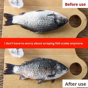 Convenient Plastic Fish Scale Scraper with <b>Storage</b> <b>Box</b> Dishwasher Safe Sustainable Kitchen <b>Tool</b> for Easy Removal - Product Image 3