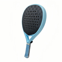 Raquette de padel en fibre de carbone 3K OEM personnalisée, puissance et contrôle extrêmes, avec noyau anti-vibration pour joueurs avancés