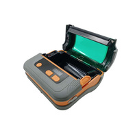 Printer Ponsel Bluetooth M421 110MM R, Printer Label Penerimaan Nirkabel USB Portabel