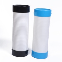 Tuyau d'évacuation de ventilation pour climatiseur mobile fourni par le fabricant, flexible universel en PVC/PP, à joint en bambou, pour usage industriel
