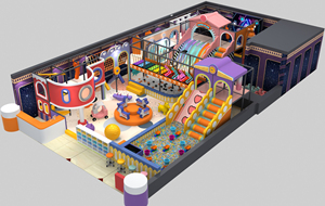 Équipement de terrain de jeu intérieur pour enfants : Château gonflable personnalisé, piscine à balles et toboggan avec clôture – Vente en gros - Product Image 2