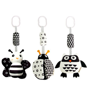 Móvil de Cuna con Diseño de Animales en Blanco y Negro |   Juguete de Estimulación Visual de Alto Contraste para Recién Nacidos |   <span class=keywords><strong>Juguetes</strong></span> Colgantes para Cuna de Bebé con Móvil - Product Image 5