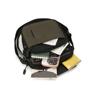 Nouveau sac messager pour hommes, petit sac à bandoulière en tissu Oxford durable pour un usage quotidien, design color block - Product Image 3