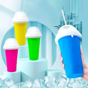 Gobelet Magique Réutilisable en Plastique pour Slushy DIY à Congélation Rapide – Idéal pour Smoothies et Crèmes Glacées, Conception à Presser pour Boissons Froides - Product Image 3