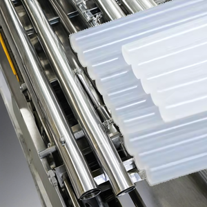 Bâtons de colle thermofusible blanche JINGU 11 mm 7 mm, résine copolymère éthylène-acétate de vinyle EVA modèle 705 pour applications d'emballage - Product Image 2