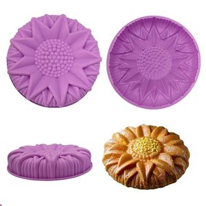 Moule en silicone rond antiadhésif et résistant à la chaleur pour gâteaux floraux, grand format, pour la cuisson en gros sur mesure - Product Image 1