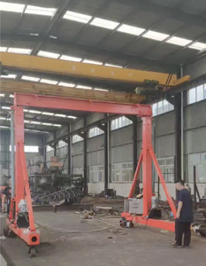 رافعة جسرية محمولة يدوية بسعة 10 أطنان وارتفاع رفع 10 أمتار مع محرك دوار مرن - متنقلة للاستخدام الصناعي - Product Image 5