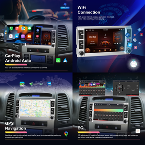 Radio para Auto Hikity para Hyundai Santa Fe 2006-2012, Android de 7 Pulgadas, 2+64G, Carplay/Android Auto Inalámbrico, GPS/WiFi, Venta al por Mayor, OEM, ODM - Product Image 2