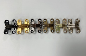 Mini Loại tủ chữ thập giấu cửa bản lề đồ nội thất đồ nội thất phần cứng 180 độ ẩn vô hình giấu bản lề - Product Image 2