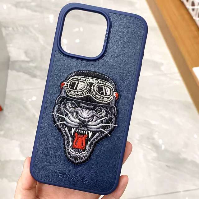 POLO Skull and Smoking Design Shockproof TPU Protective Phone Case for 16 and 15