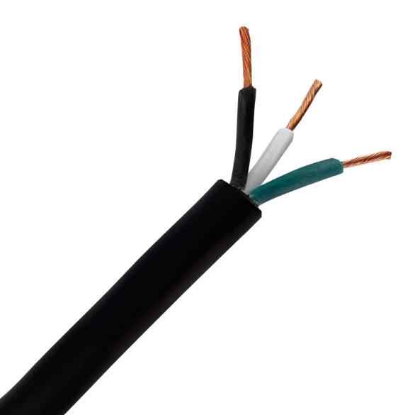 Huadong 600 Volt Heavy Duty Soft Annealed Copper Conductor SJT Portable Cord 12 AWG 3 Conductor 12/3 Royal Cord SOOW SJOOW Cable
