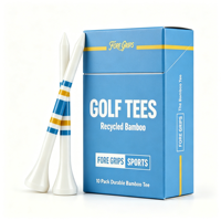 Boîte à cigarettes incassable en métal, sacs en plastique pour tee de golf magnétique, emballage personnalisé pour chapeau