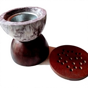 Quemador de Incienso de Resina de Sándalo y Oud Tallado a Mano, Fragancia Árabe Tradicional, Ecológico, Lujoso, para Interiores - Product Image 1