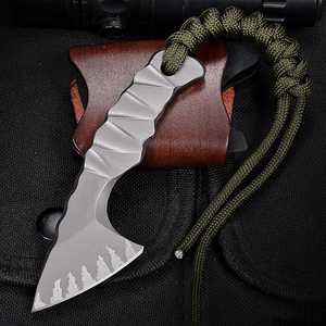 आउटडोर शिविर जीवित रहने और फल काटने के लिए सभी में एक पोर्टेबल स्टेनलेस स्टील चाकू - Product Image 6