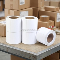 Etiqueta Térmica Directa para Embalaje 60x40, Rollo de Etiquetas Térmicas Directas, Etiqueta Adhesiva con Código de Barras 60mmx40mm, Etiqueta Adhesiva Térmica para Envío