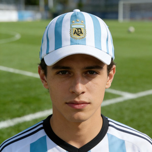 Gorra de Béisbol Deportiva Unisex de 6 Paneles, Personalizable con Logotipo Bordado, Diseño de Rayas Verticales Azul Claro, Transpirable, de Algodón - Product Image 5