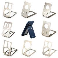 Yuzhou – Pièces moulées sous pression CNC sur mesure pour l’industrie 3C, coque de téléphone avec béquille de marque privée, support avec porte-cartes et charnière amortissante