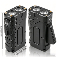 Lampe torche LED d'urgence à manivelle et à pression manuelle, étanche, rechargeable, portable, pour l'extérieur
