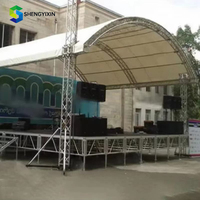 Sistema de Techo de Estructura de Aluminio para Escenarios de Festivales de Música, Estructuras de Aluminio para Eventos, Techos Planos y Arqueados para Iluminación de Eventos