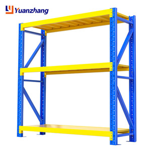 Industrial Warehouse Storage Rack <strong>Stacking</strong> <strong>Shelf</strong> Rack Boltless Shelving Rack Price Steel CE Storage Cabinet 4 Layer 120kg - Product Image 1