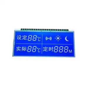 STN lcd 20x1 Character negative lcd screen COB LCM with factory price