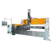 Mesa de router CNC automática de 4 ejes para piedra, potente husillo de 5.5kw con refrigeración por agua, sistema de motor paso a paso/servoaccionado con bomba de motor de transmisión por engranajes