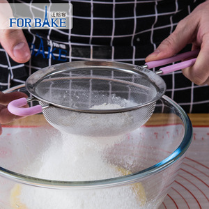 For Bake Stainless Steel Flour Sieve 18cm Ultra Fine Mesh Baking Tool - Product Image 1