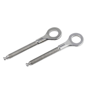 Stainless Steel Eye Bolt 50mm Length 50mm Diameter Precision Machined CNC Hardware Parts For Industrial Applications - Product Image 1