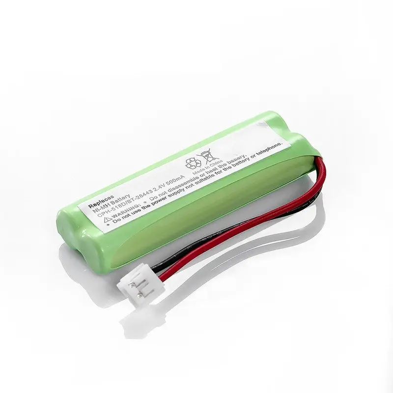 ब्रांड नई 2.4V 500mAh के लिए BT18443 BT28443 प्रतिस्थापन ताररहित फोन बैटरी VTech LS-6115 LS-6117 BT184342 BT284342