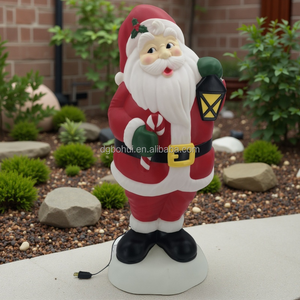 Décoration de Noël extérieure en plastique de 36 pouces, Père Noël lumineux, cadeau de fête - Product Image 3