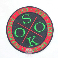 Conception de logo personnalisé transfert de chaleur brodé fer à repasser sur un patch de broderie avec badges en tissu de carte arrière fer à repasser sur des patchs personnalisés