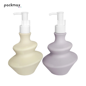 Bouteille de luxe en HDPE de 250 ml avec bouchon à vis – Contenant ovale vide pour shampoing, lotion corporelle et démaquillant - Product Image 1