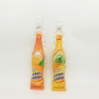 Sachets en plastique personnalisés en gros pour impression, en forme de bouteille, 200 ml, 250 ml, pour l'emballage de jus de fruits, de lait et de boissons liquides