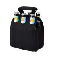Sac isotherme personnalisé en aluminium et polyester pour 6 bouteilles ou canettes, porte-boissons, porte-vin et bière, vente en gros