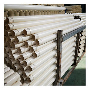 Tuyaux en PVC sur mesure <span class=keywords><strong>pour</strong></span> puits d'eau souterrains à haute pression, avec fentes filetées et tailles personnalisables - Product Image 6