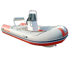 (ce) Bateaux pneumatiques à grande vitesse en PVC de 14 pieds, catamarans de pêche à coque rigide en fibre de verre à vendre - Product Image 5