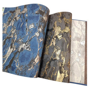 0.53*10m Simple Modern Wallpaper Luxury Non-woven Wallpaper Living Room Bedroom <b>Study</b> Room Marble Wallpaper - Product Image 1