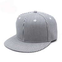 Topi snapback hip hop tepi datar unisex logo kustom kosong terlaris