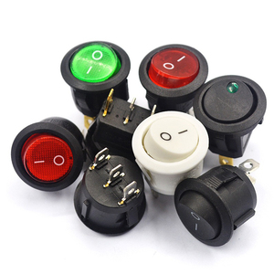 12v 20A Led <b>Lamp</b> Rocker <b>Switch</b> 3pin Kcd1 on OFF Round Rocker <b>Switch</b> Automobile Refit <b>Switch</b> - Product Image 4