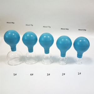 ชุดถ้วยนวดแก้วยางคุณภาพสูง ลดราคาพิเศษ 5 ขนาด สำหรับนวดบำบัดร่างกาย บรรเทาอาการปวดกล้ามเนื้อ - Product Image 3