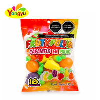 Groothandel Fruitvormige Poeder Snoepjes 16 STUKS 112G Bulk Zak Mexicaanse Markt