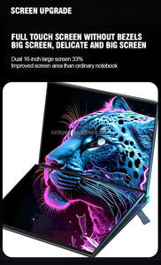 Nhà Máy Giá 12th Gen Intel Core i5 kép 16 + 16 inch IPS màn hình cảm ứng máy tính xách tay với cơ thể kim loại windows 11 bàn phím tiếng anh - Product Image 5