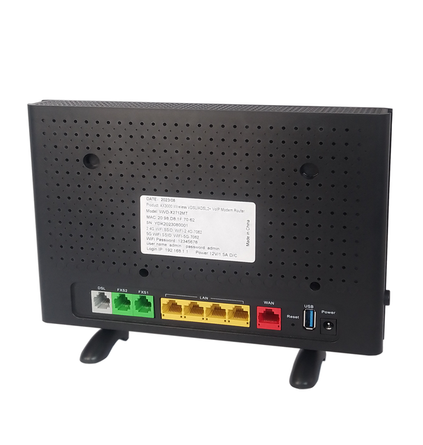 VDSL Modem Dual Band AX3000  Dual Band WiFi Router 5G 4G 3G LTE WiFi Router with Sim Card Slot Enterprise WiFi