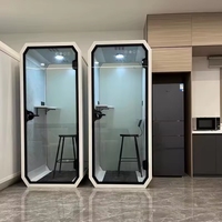 Dosettes de bureau acoustiques d'intérieur personnalisées Dosettes de travail Dosettes de réunion de bureau Cabine téléphonique pour l'école de bureau
