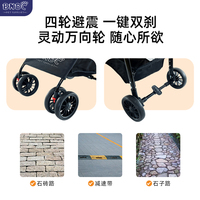 Poussette de voyage pour animaux de compagnie d'extérieur, sac de transport imperméable pour chat, chariot pliable léger et respirant à 4 roues pour chien, fabricant de produits pour animaux de compagnie