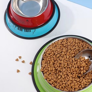 Cuencos de agua y comida de acero modernos personalizados Diseño sin derrames de alta calidad con soporte ecológico para viajes de mascotas al aire libre - Product Image 6