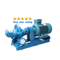 Bewässerungspumpe mit Hoher Durchflussrate, Zentrifugal 220V/380V, Horizontal Geteiltes Gehäuse, Doppelsaug-Wasserpumpe für die Landwirtschaft