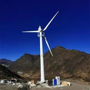 2023 New Design Advanced Model 10Kw 20Kw 220V House Mounted Wind Turbine With Flange Blades