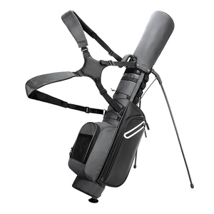 Bolsa de <span class=keywords><strong>Golf</strong></span> Ligera con Diseño Compacto, Doble Correa Acolchada, Cubierta Impermeable y Bolsillos para Accesorios - Product Image 1